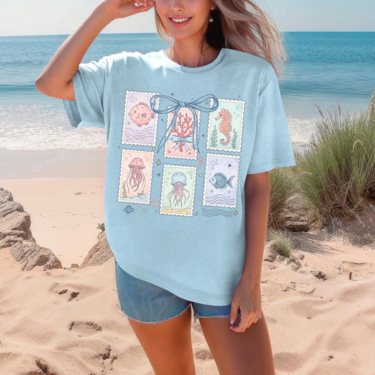 Ocean Stamps tee