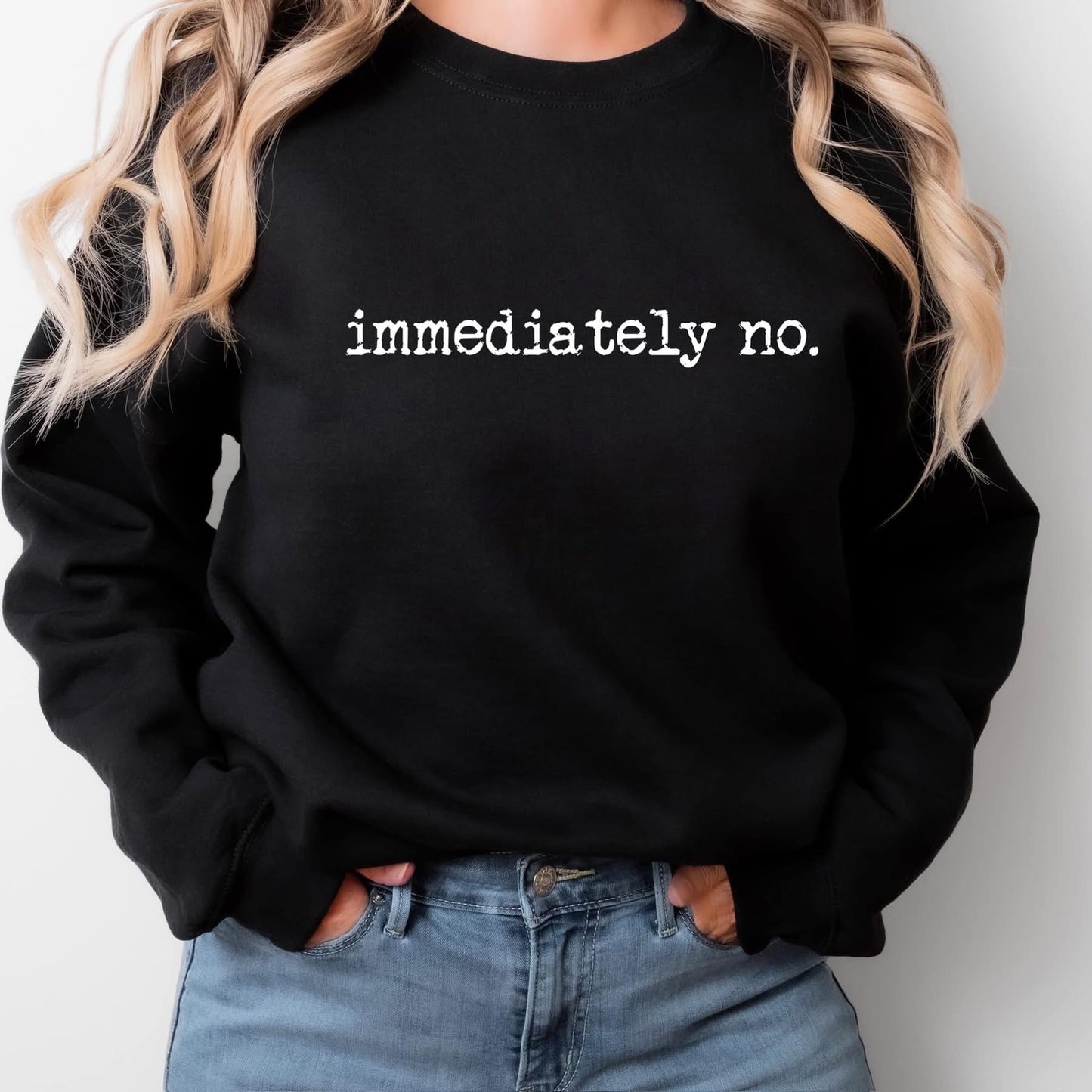 immediately no tee