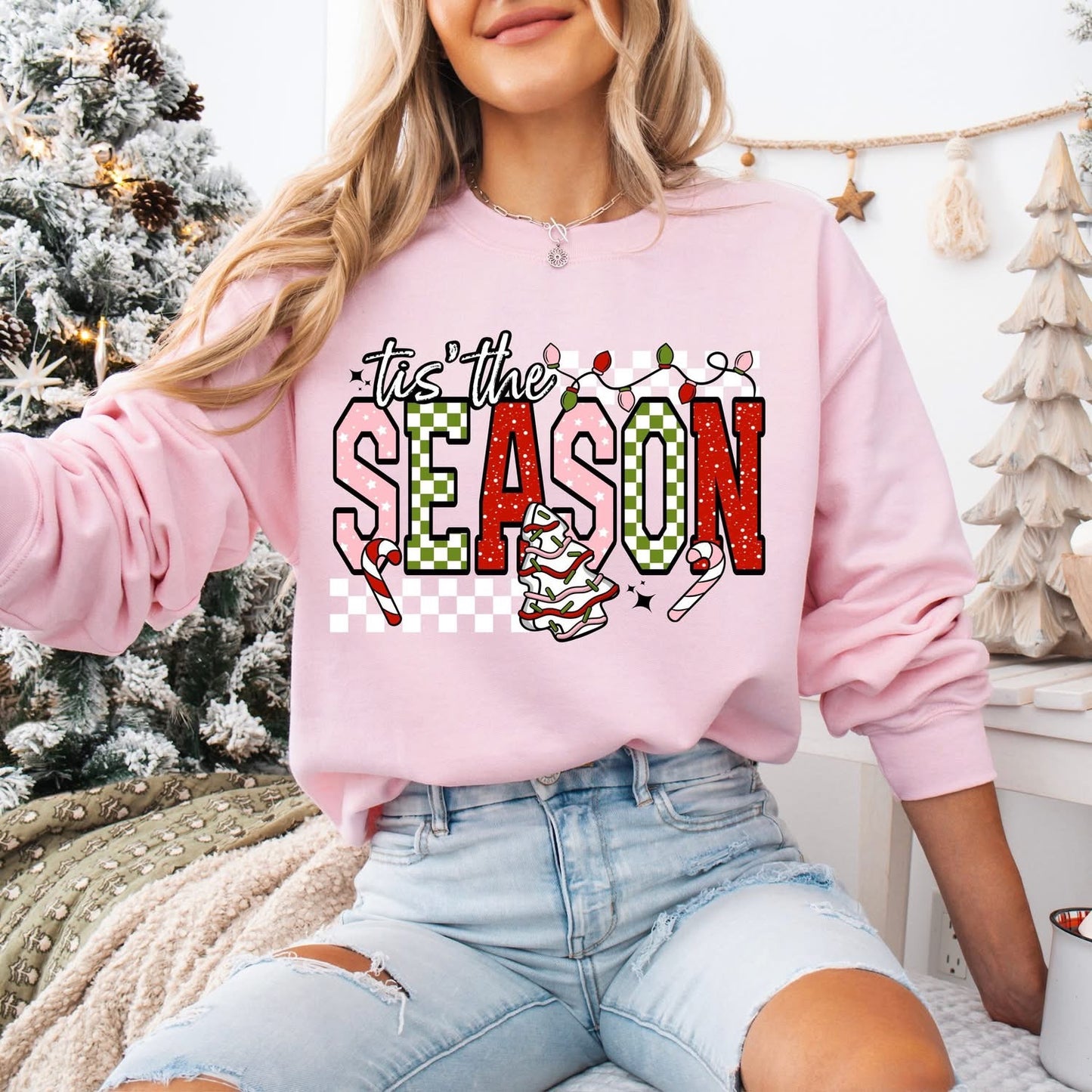 Glitter tis' the season tee