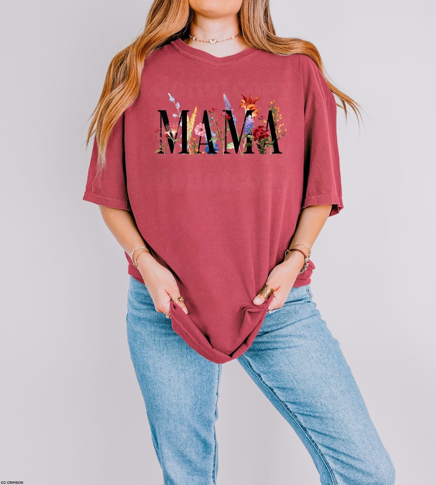 Mama Florals tee