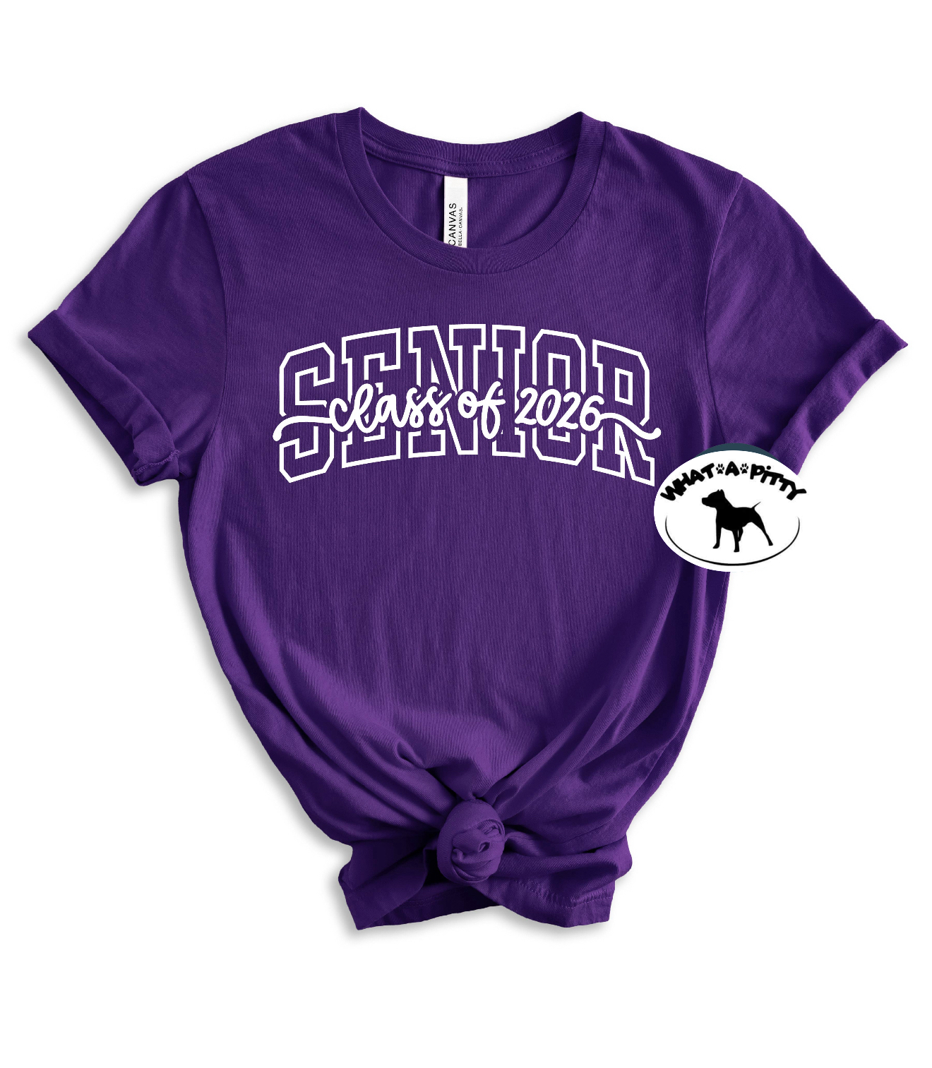 Senior 2026 Varsity Font tee