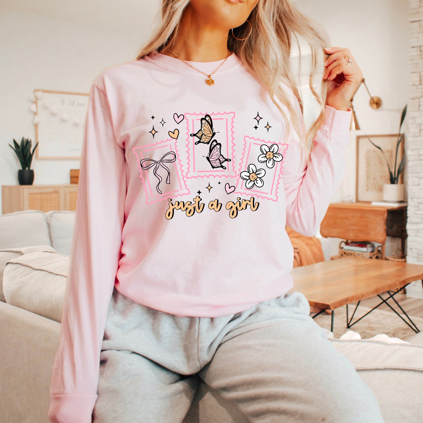 Just a girl tee