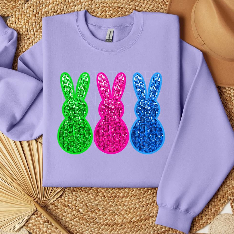 Faux Glitter Peeps tee