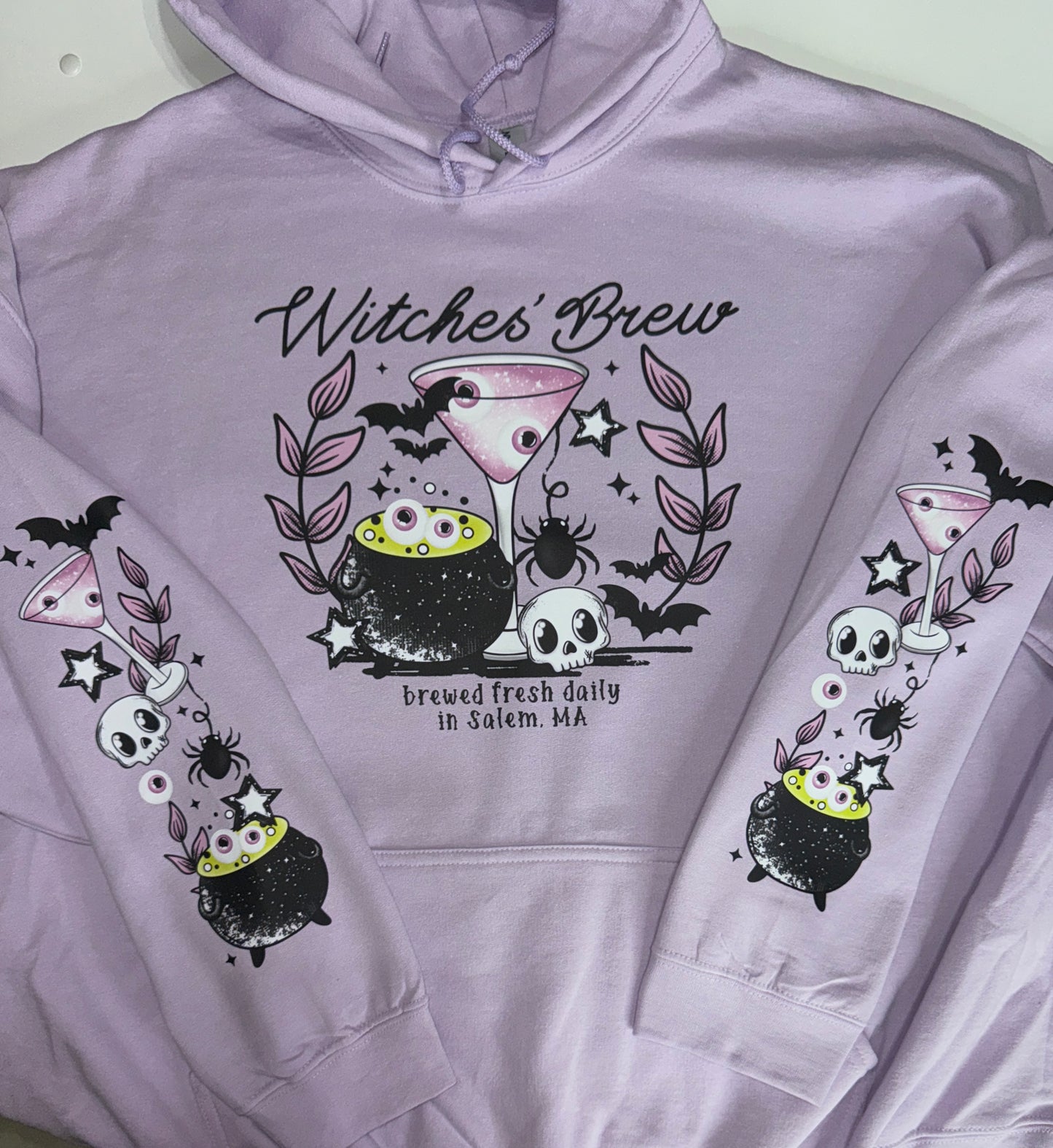 Witches Brew sweatshirt w/ sleeve designs