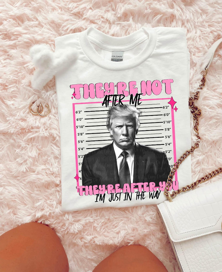 They're not after me, they're after you tee