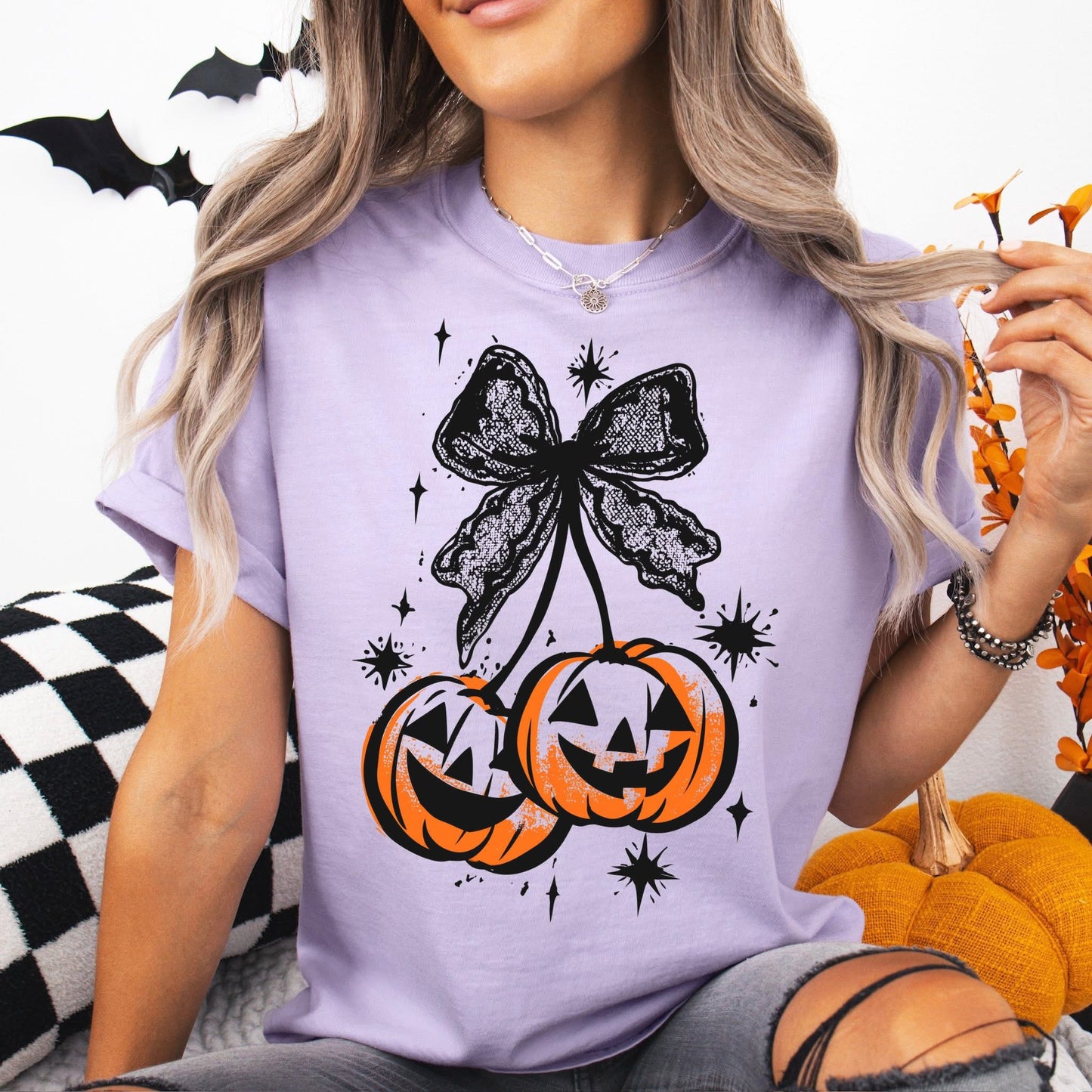 Cherry Pumpkins tee
