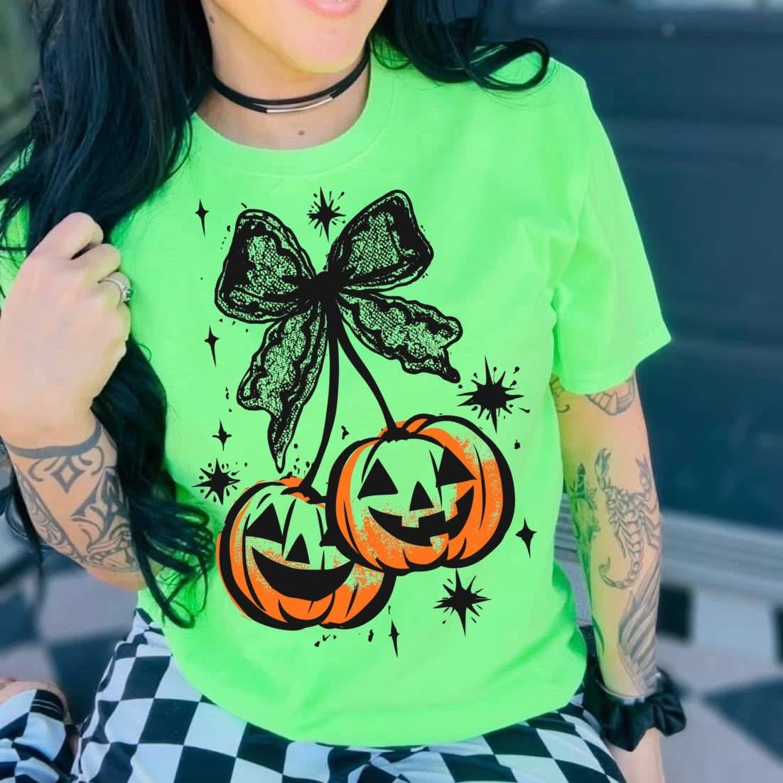 Cherry Pumpkins tee