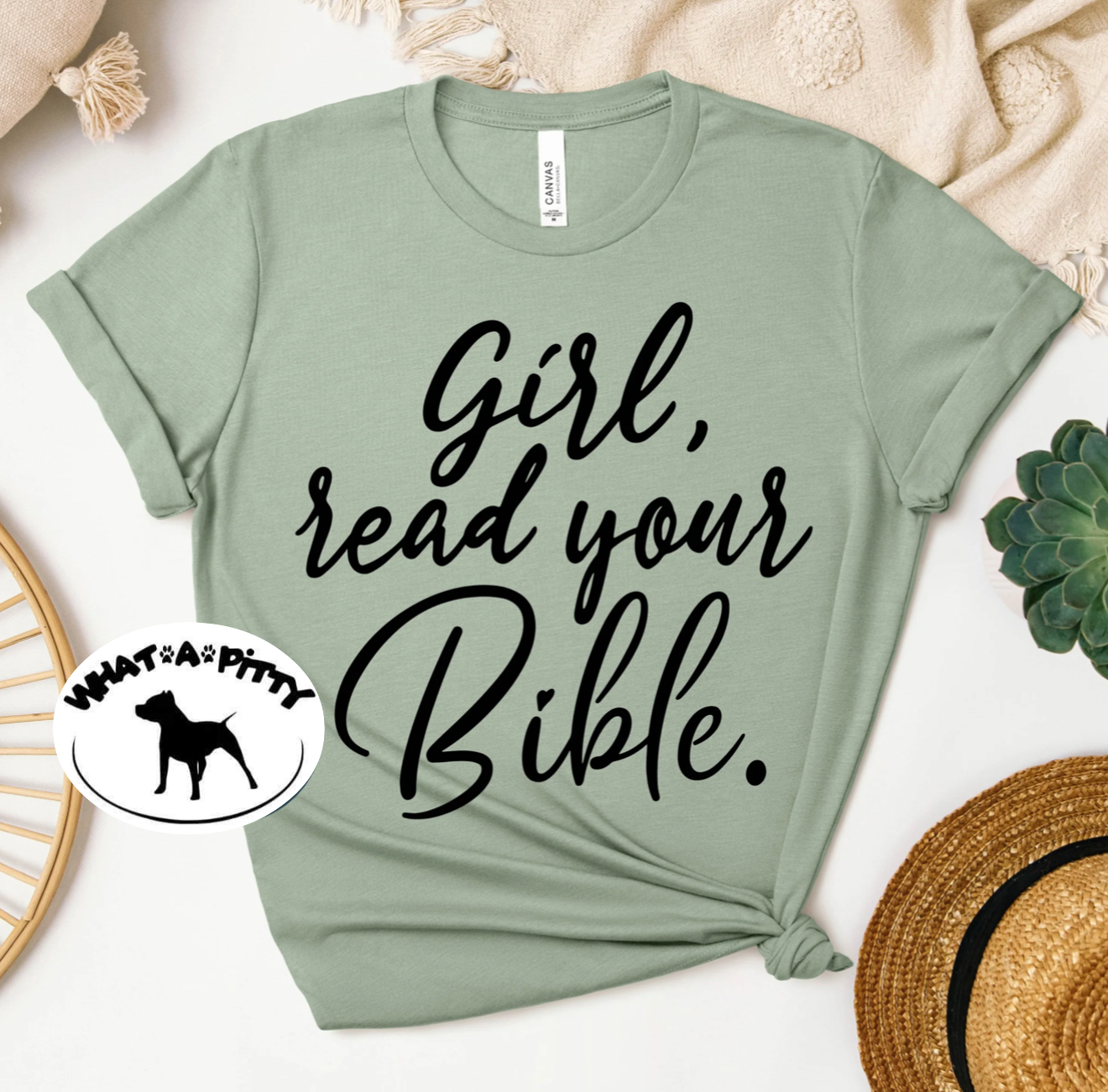 Girl read your Bible tee