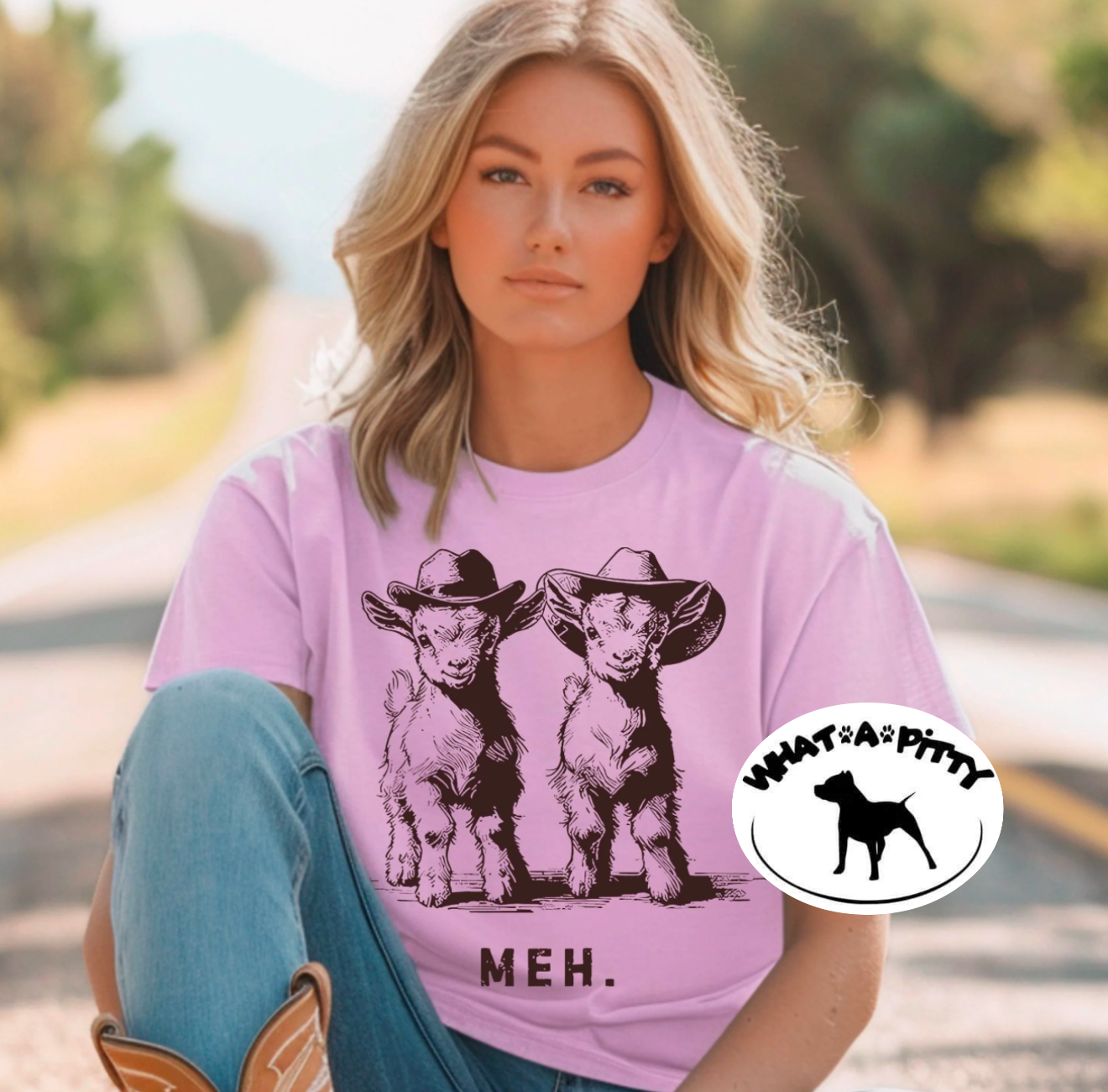 Meh goats tee