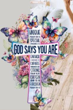 God Says you are Cross tee