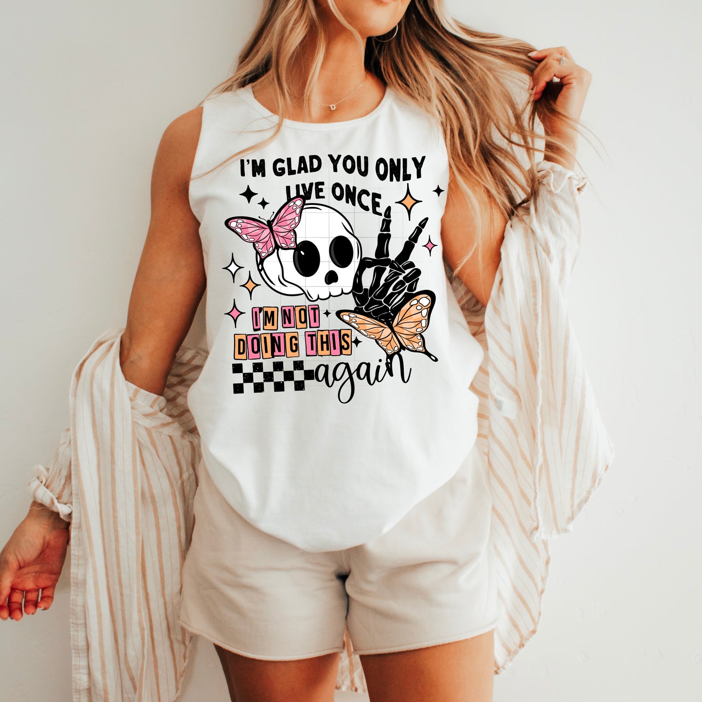 I'm not doing this again tee