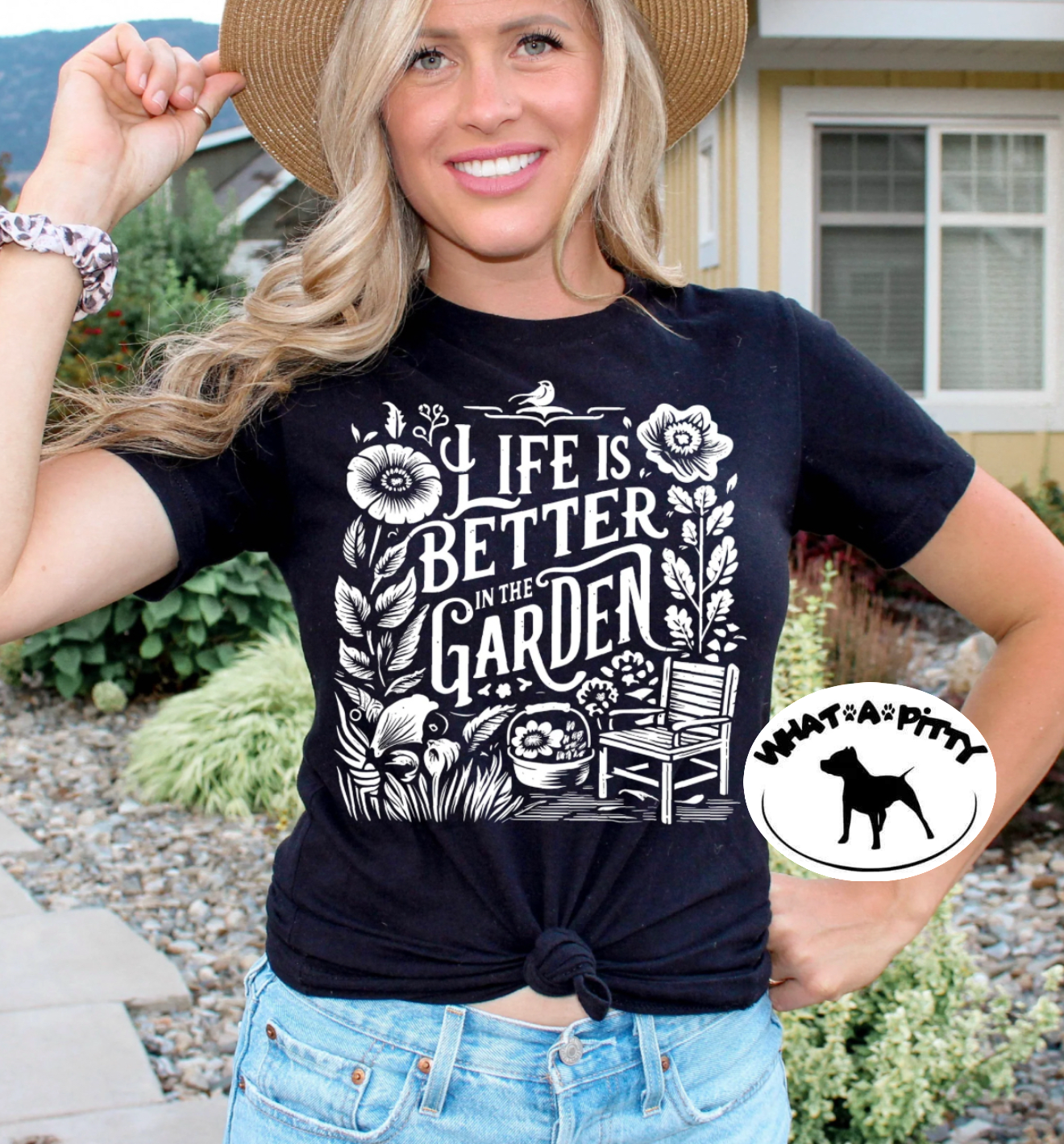 Life is better in the garden tee