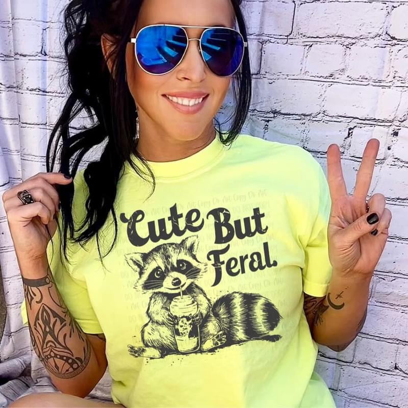 Cute but feral tee