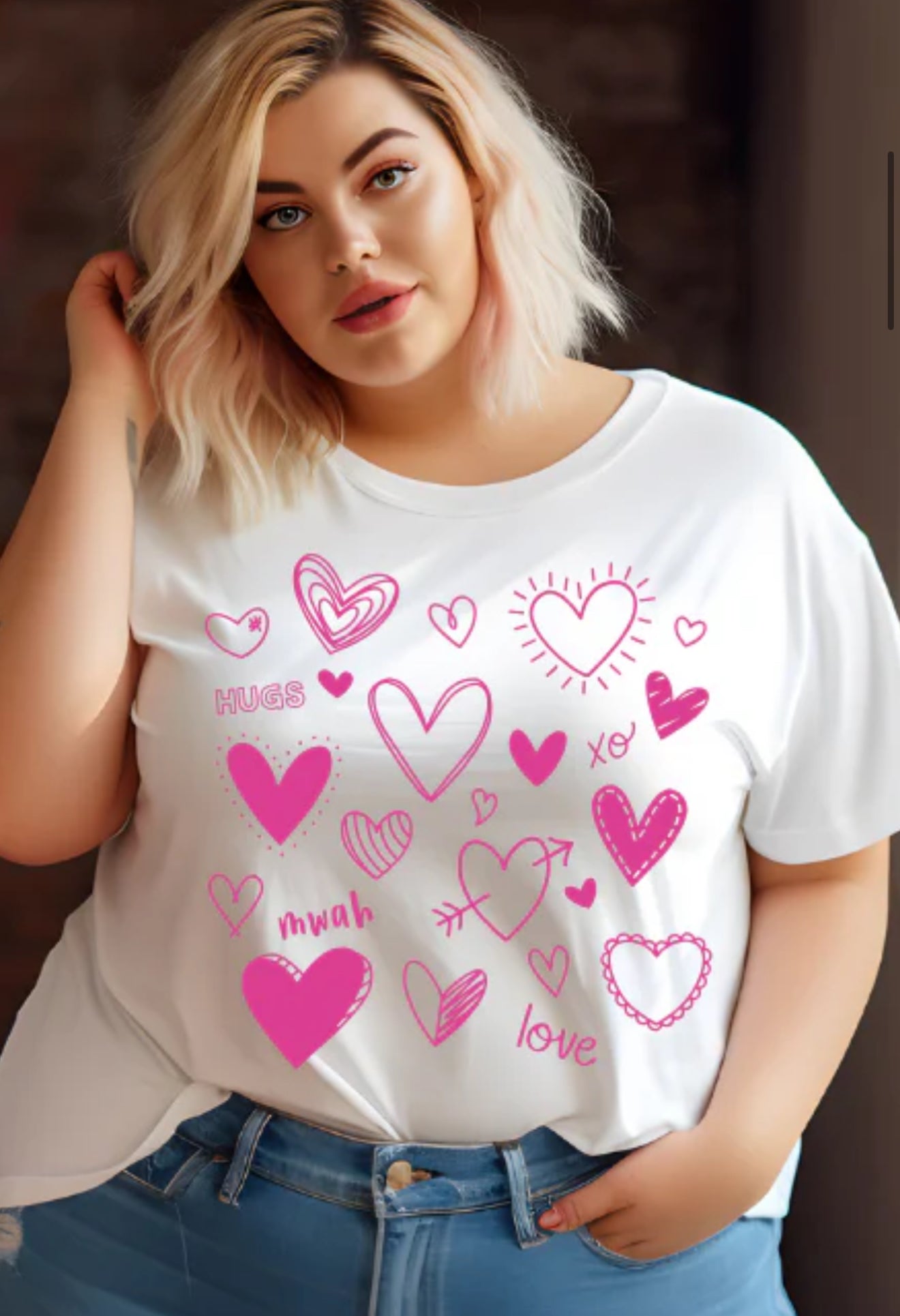 Heart Collage tee