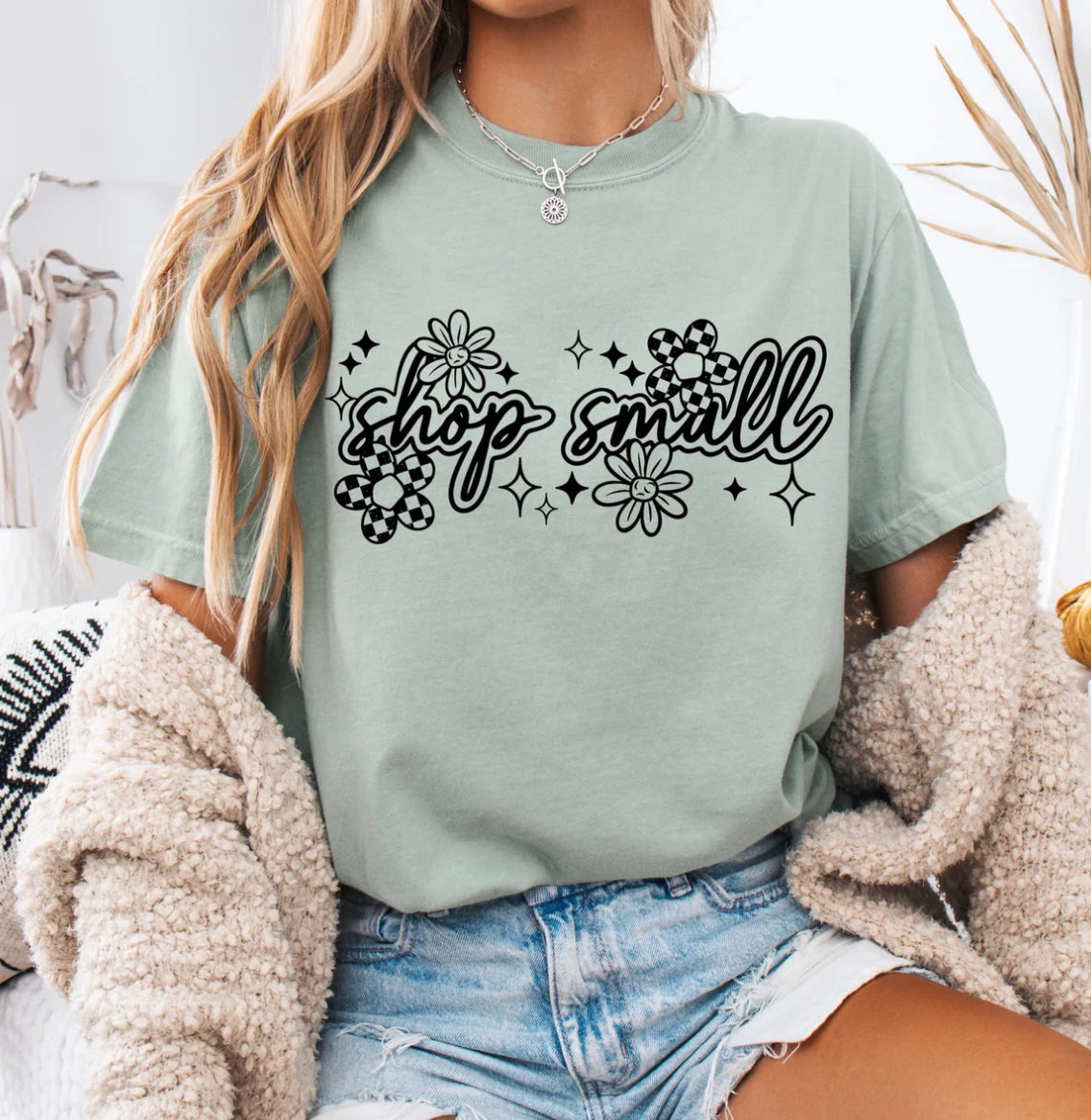 Shop Small floral tee