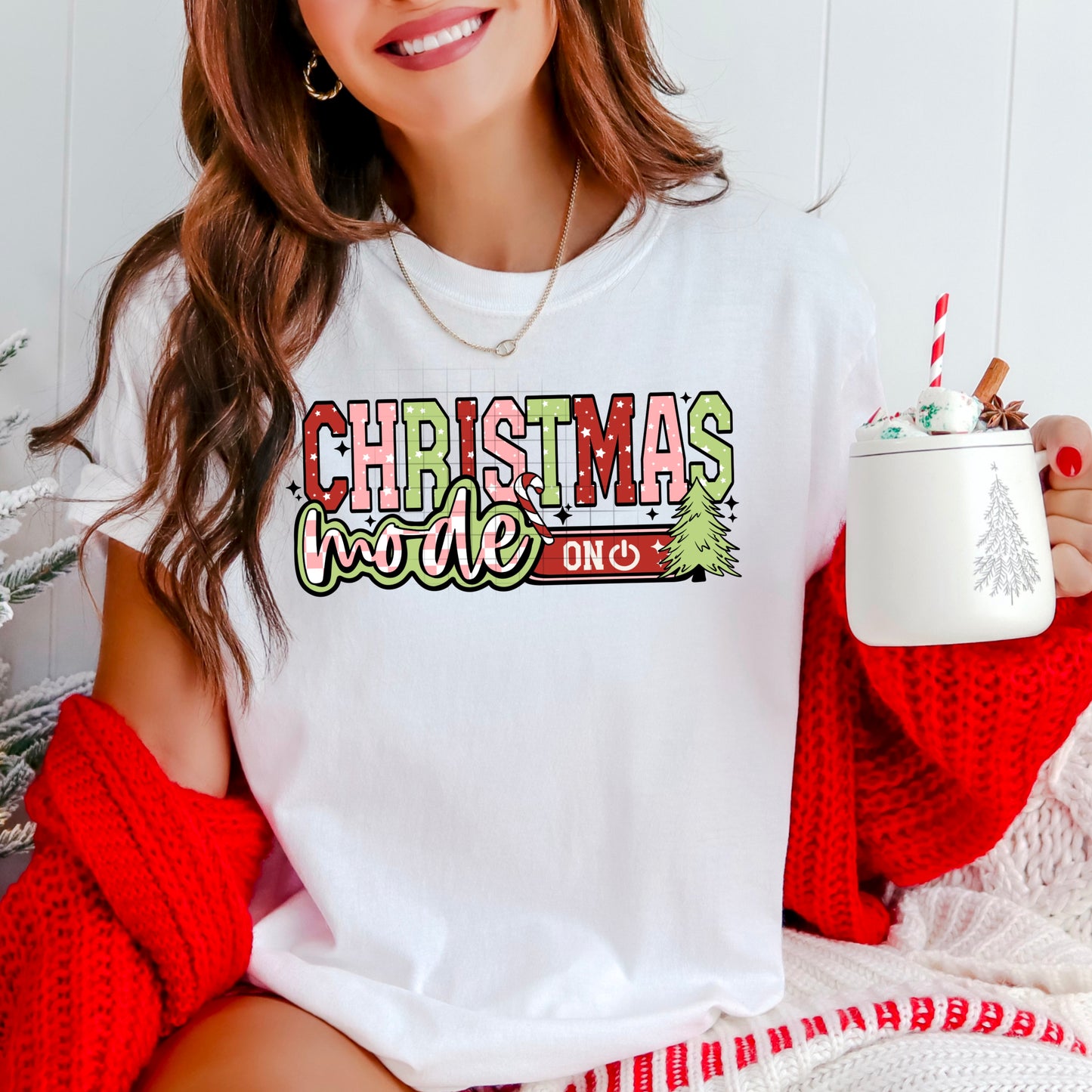 Christmas Mode on tee