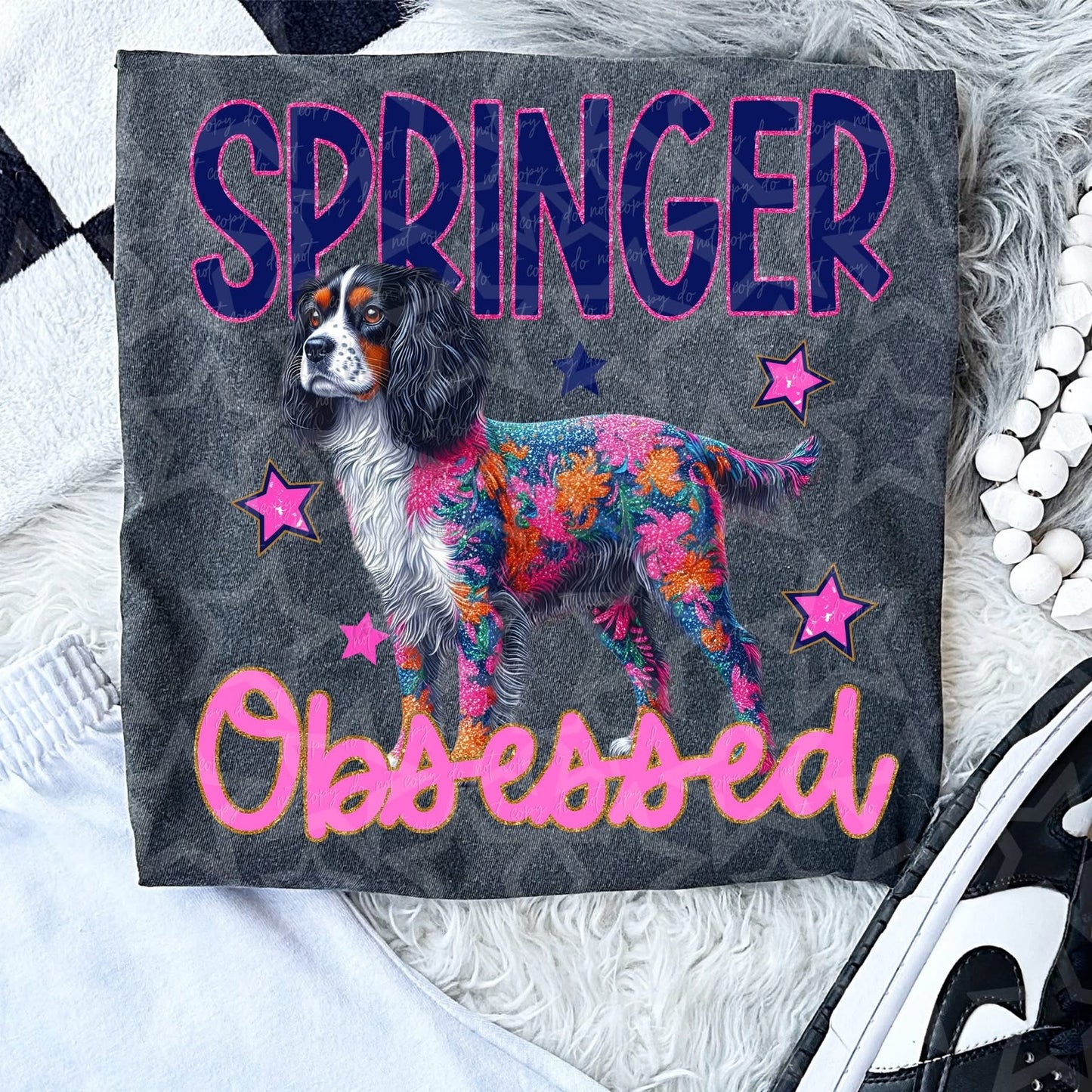 SPRINGER SPANIEL Obsessed tee