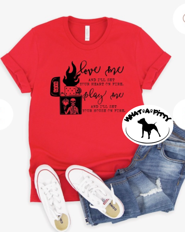 Love Me Play Me tee