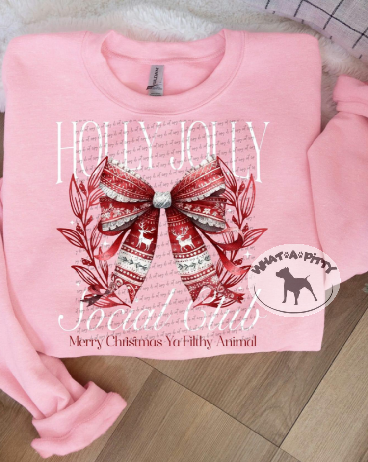 Holly Jolly Social Club sweatshirt
