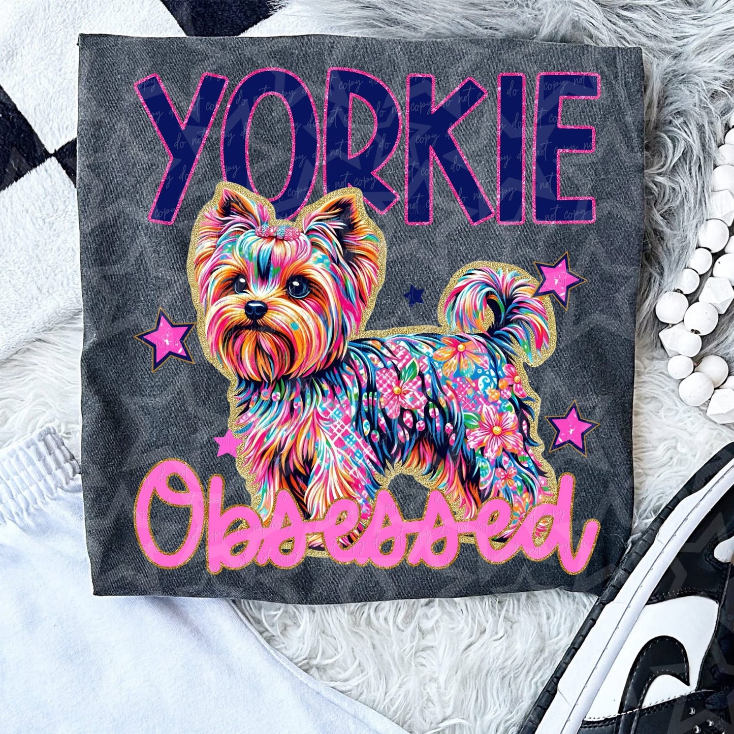 YORKIE Obsessed tee