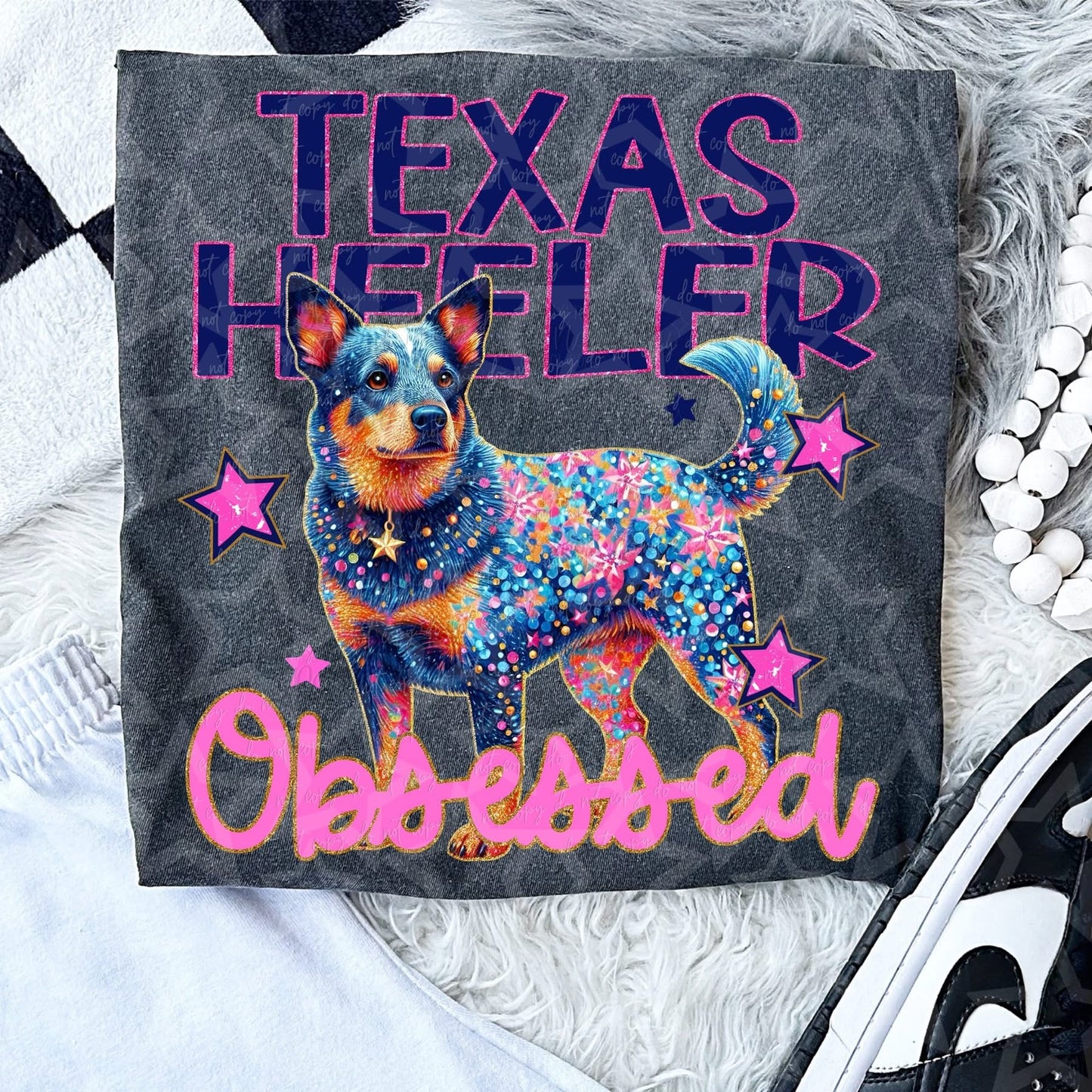TEXAS HEELER Obsessed tee