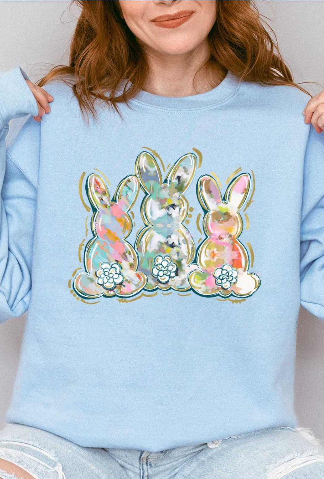 Water Color Bunnies tee