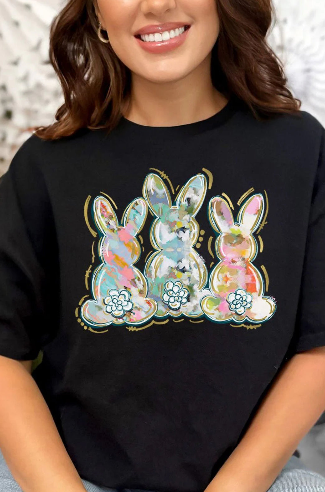 Water Color Bunnies tee