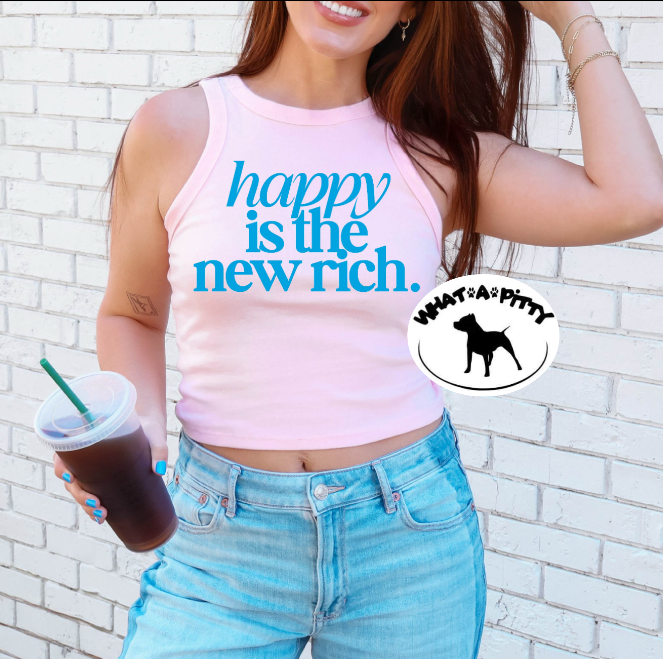 Happy is the new Rich tee