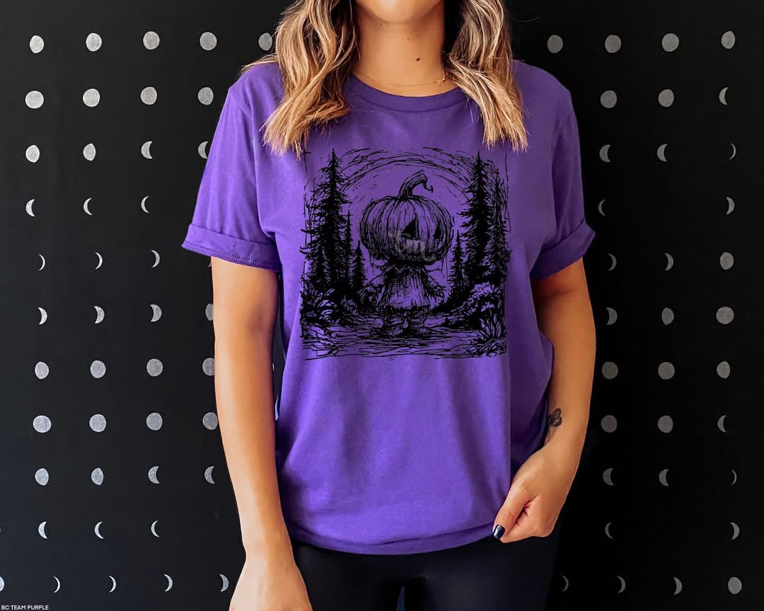 Pumpkin Head GIRL tee
