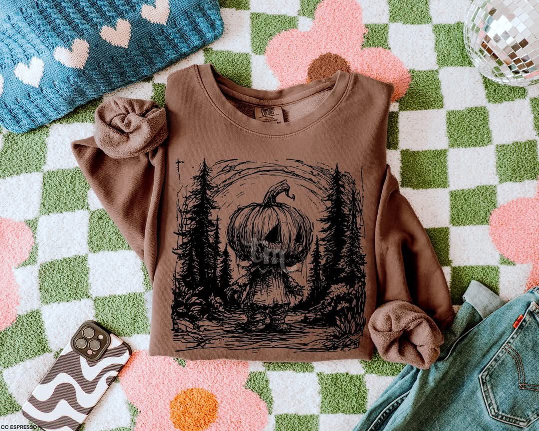 Pumpkin Head GIRL tee