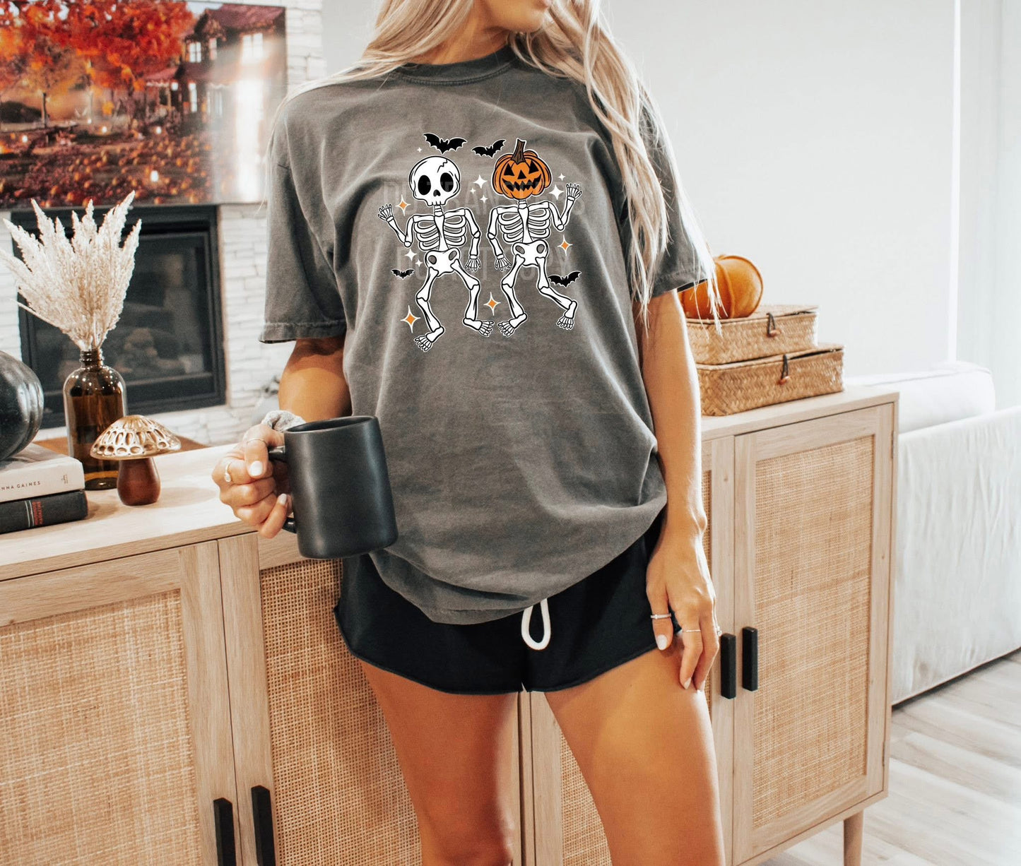 Pumpkin Skellie tee