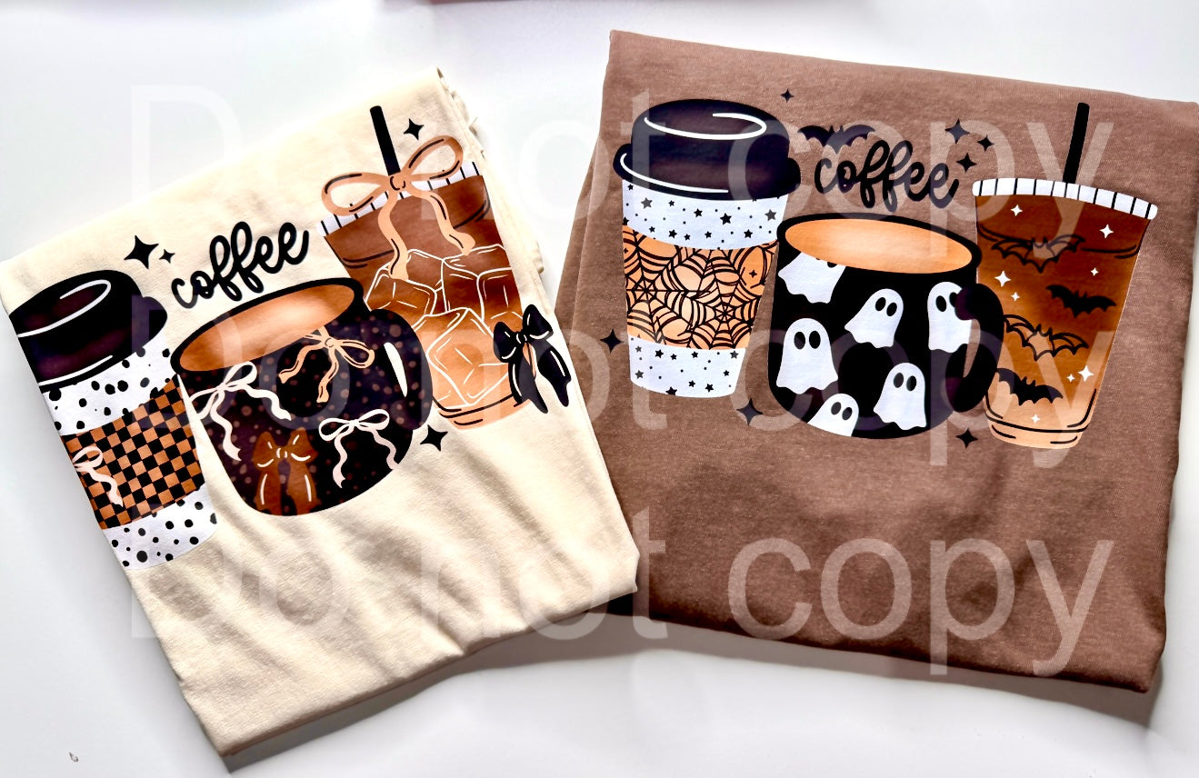 Spooky Coffees tee