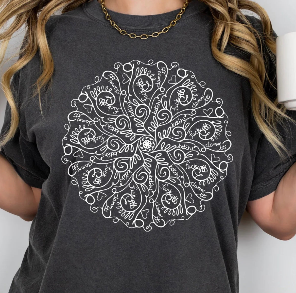 Curse Word Mandala tee