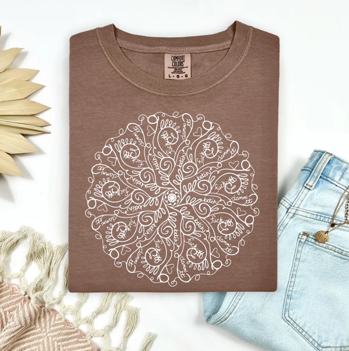 Curse Word Mandala tee
