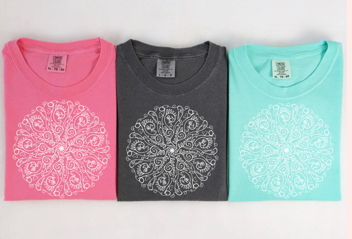 Curse Word Mandala tee