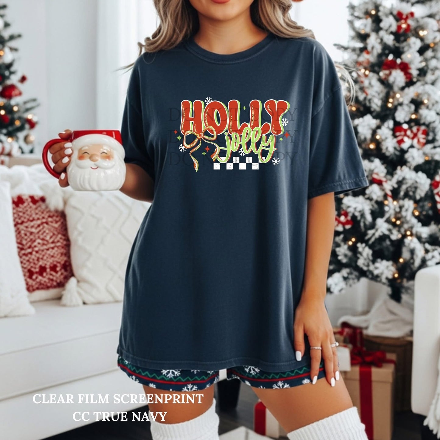 Holly Jolly tee
