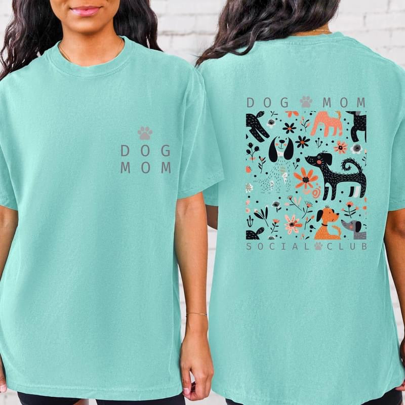 Dog Mom Social Club tee