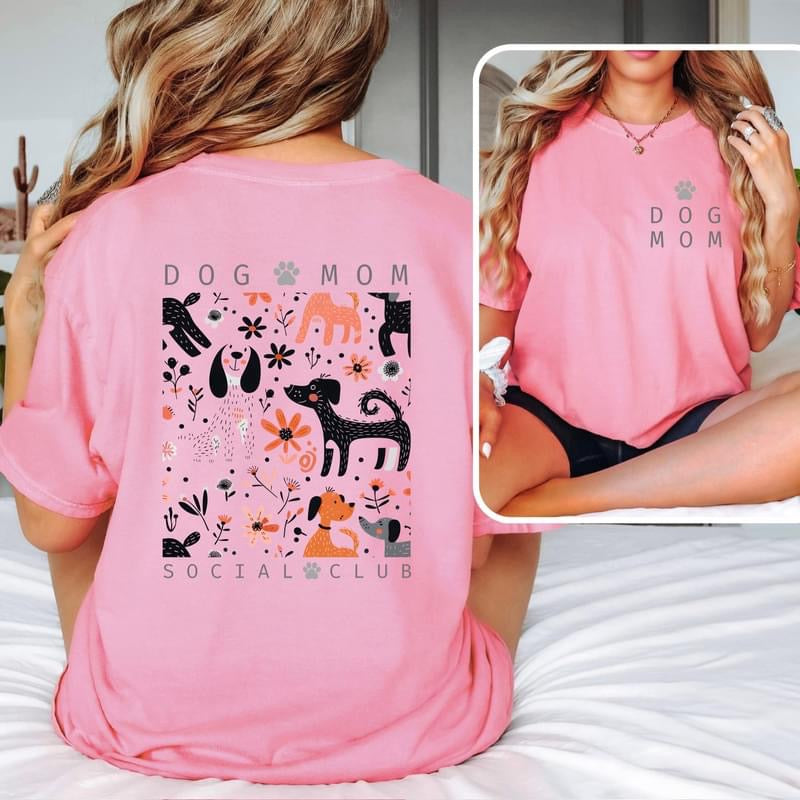 Dog Mom Social Club tee