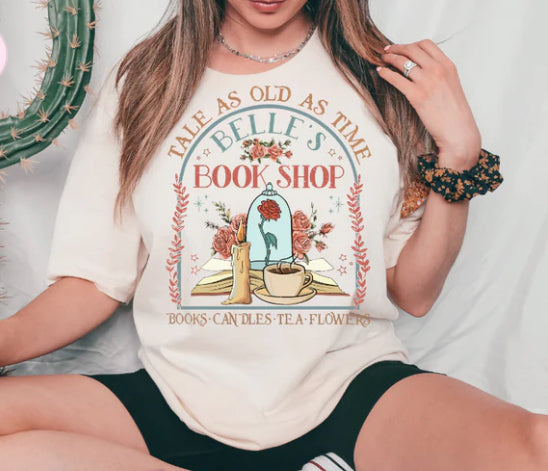 Belle's Book Shop t-shirt