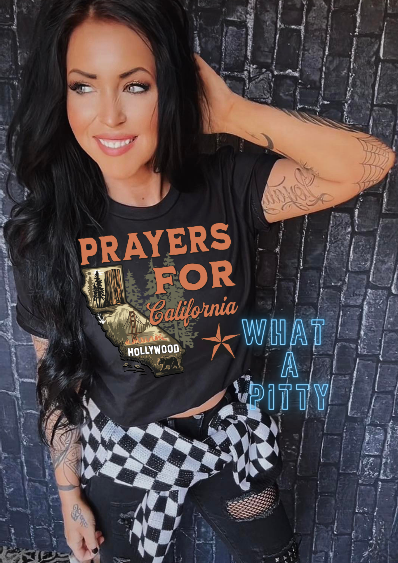 Prayers for California tee