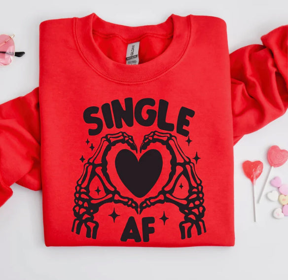 Single AF Skellie Hands tee