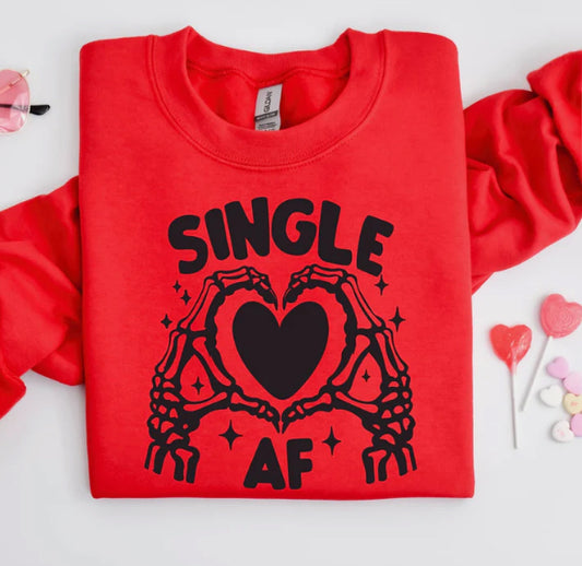 Single AF Skellie Hands tee