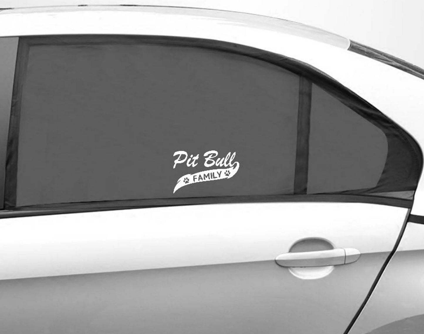 Pit Bull Family Decal