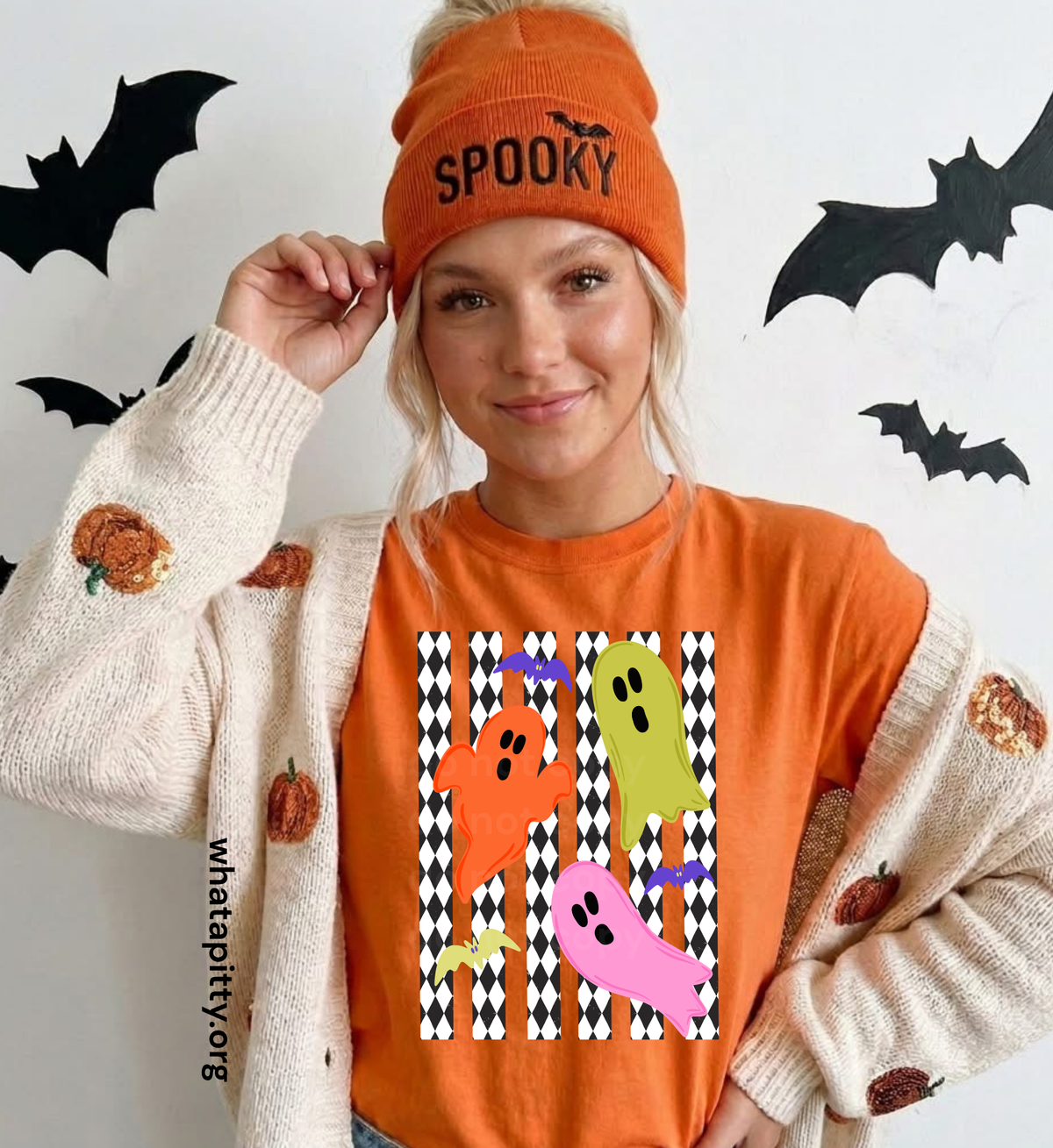 Argyle Neon Ghosts tee