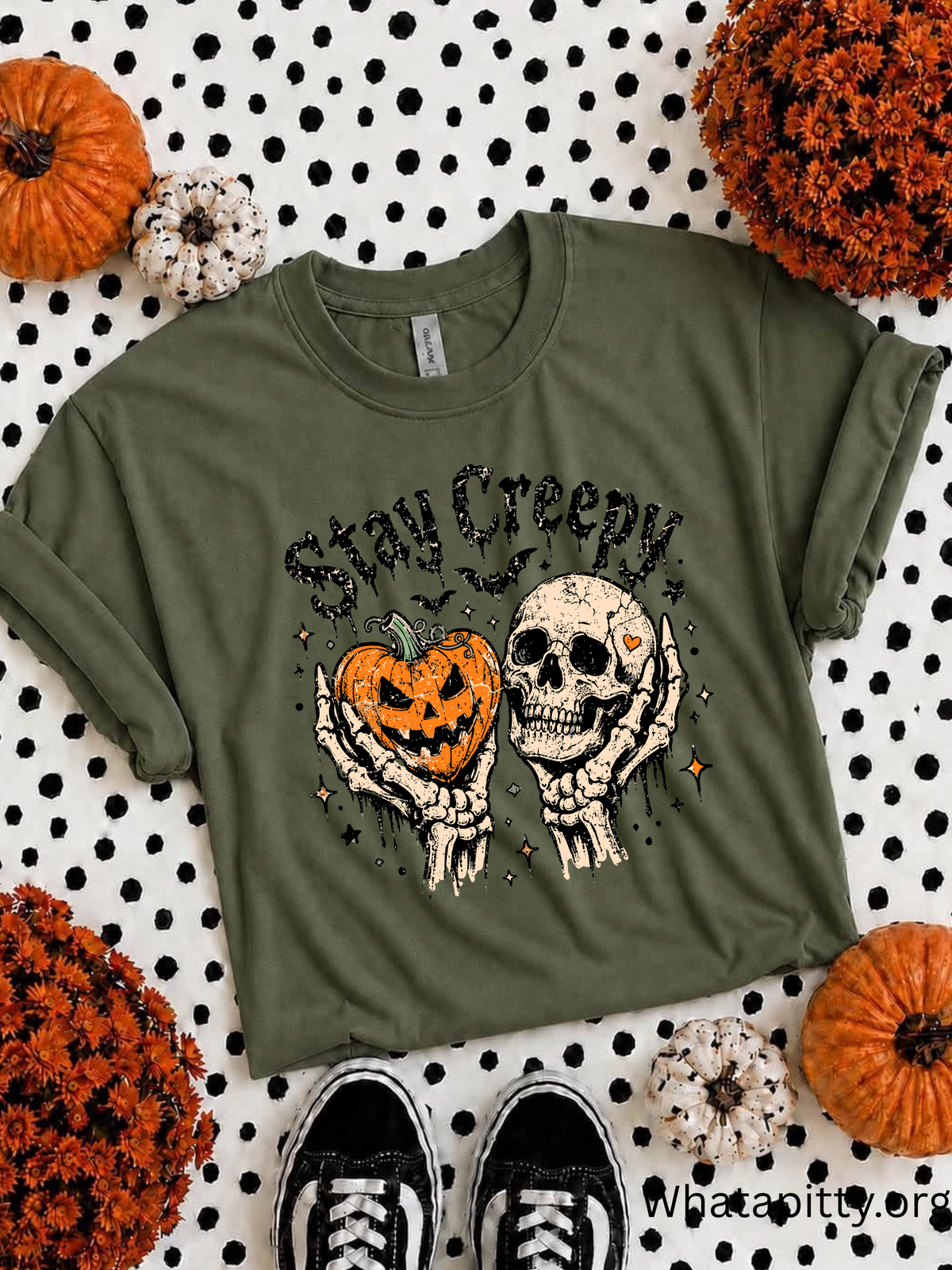 Stay Creepy tee (Black Ink)
