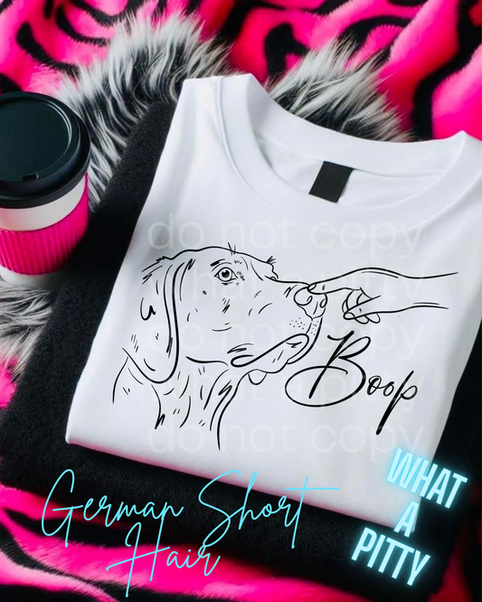 Boop -German Shirt Hair tee