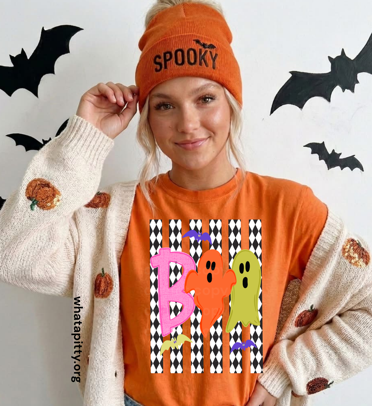 Argyle BOO tee