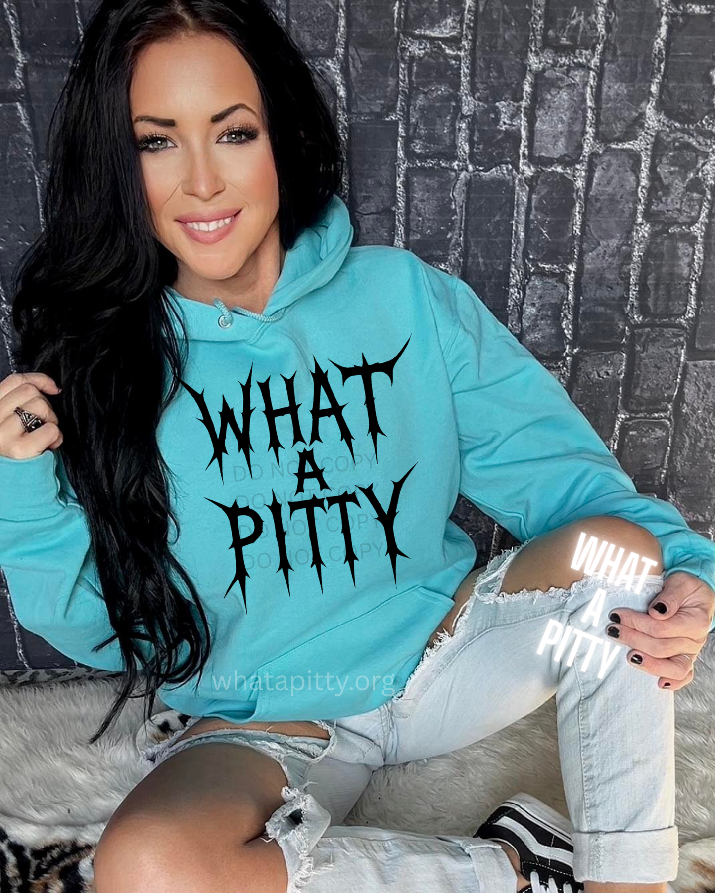 What A Pitty lightening logo tee (Black Ink)