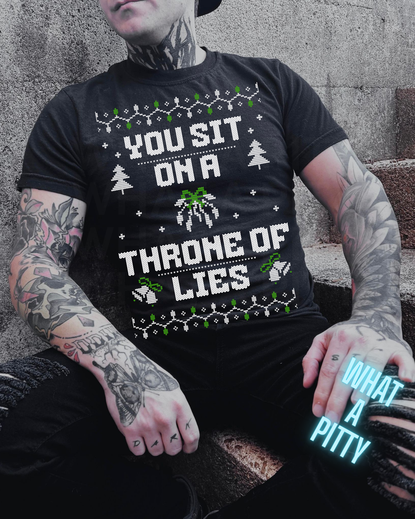 You sit on a Throne of Lies sweatshirt