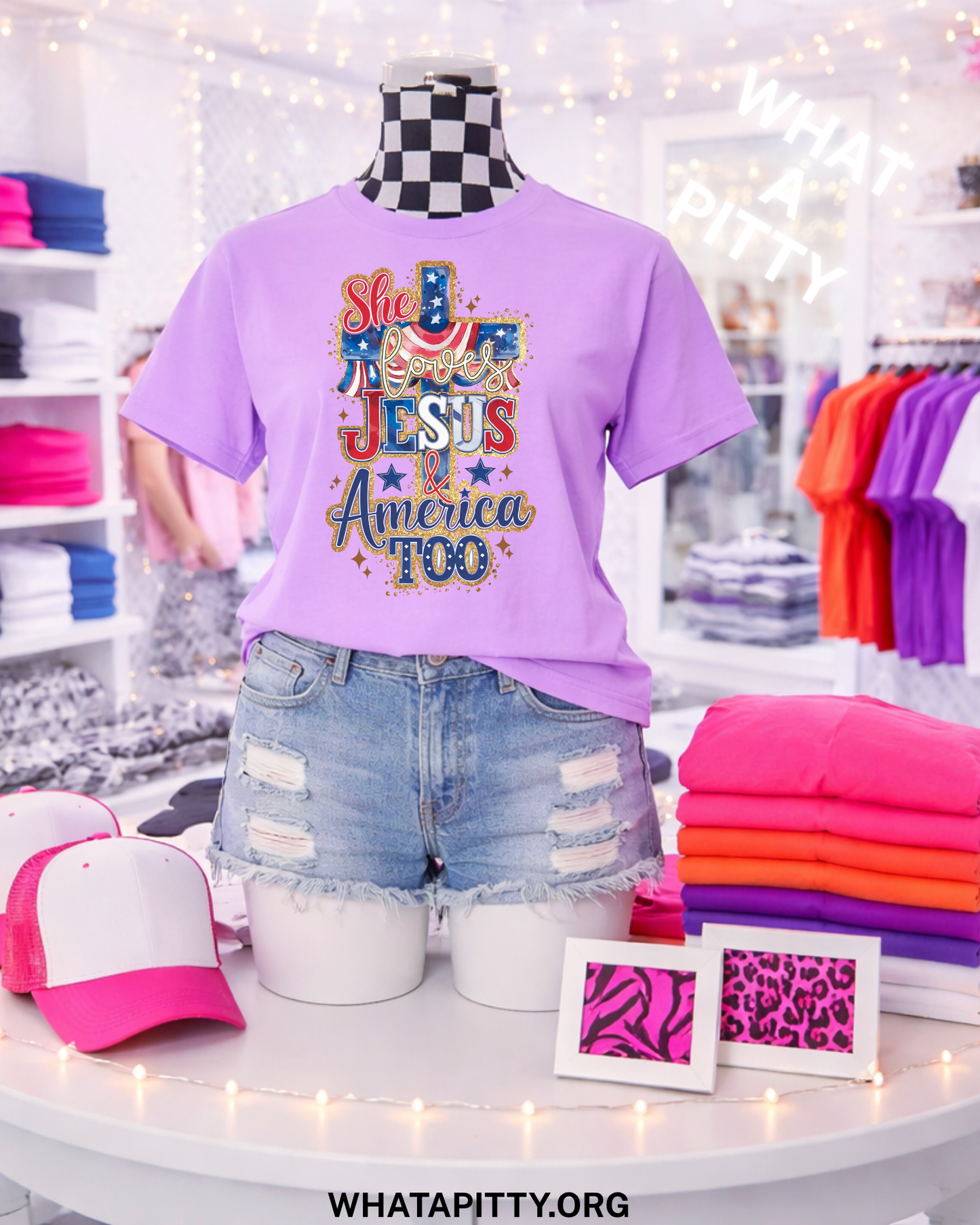 She loves Jesus & America too tee